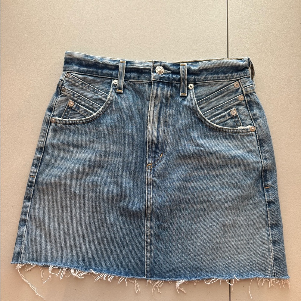 AGOLDE Palmer Denim Skirt